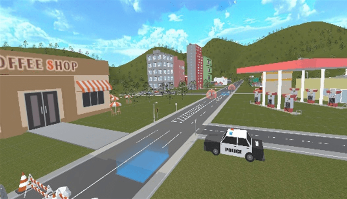 Landscape of the Second level in the game.